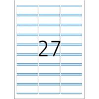 HERMA Namensetikett 4513 Seide 63,5x29,6mm ws/bl 540 Stück