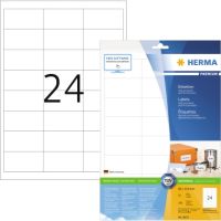 HERMA Etikett 8633 66x33,8mm weiß 240 Stück