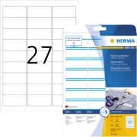 HERMA Namensetikett 4513 Seide 63,5x29,6mm ws/bl 540 Stück