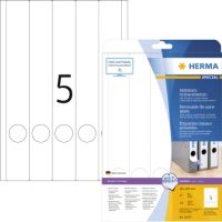 HERMA Ordneretikett Movables 10175 lang/schmal selbstklebend weiß 125 Stück