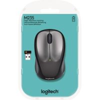 Logitech Mouse M235 91002201 USB kabellos optisch 3Tasten silber