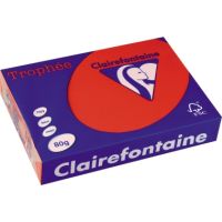Clairefontaine Tropheé Papier/8175C A4 korallenrot 80g 500 Blatt
