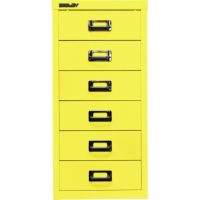 Bisley Schubladenschrank L296641 6Schubfächer gelb