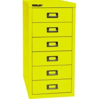 Bisley Schubladenschrank L296641 6Schubfächer gelb