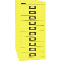 Bisley Schubladenschrank L2910641 10Schubfächer gelb