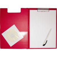 MAUL Klemmbrettmappe 2339225 DIN A4 max. 8mm Karton/Folienüberzug rot