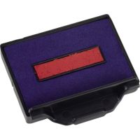 trodat 6/50/2DB Ersatzstempelkissen blau/rot 2 Stück