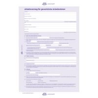 Avery Zweckform Arbeitsvertrag 2877 Gewerbl. Arbeitnehmer A4 2fach SD