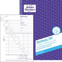 Avery Zweckform Rechnung 704 DIN A5 2x50Blatt