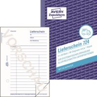 Avery Zweckform Lieferschein 724 DIN A6 2x50Blatt