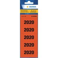 HERMA Ordneretikett 2020 1680 60x26mm rot 100 Stück