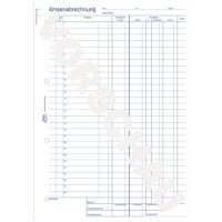 Avery Zweckform Kassenabrechnung 428 DIN A4 2x50Blatt