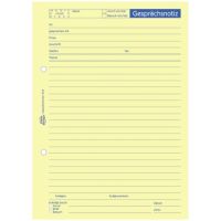 Avery Zweckform Gesprächsnotiz 1018 DIN A5 gelb 50Blatt