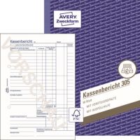 Avery Zweckform Kassenbericht 305 DIN A5 50Blatt