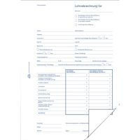 Avery Zweckform Lohnabrechnung 506 DIN A4 50Blatt
