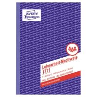 Avery Zweckform Lohnarbeitnachweis 1771 DIN A5 SD 3x40Blatt