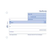 Avery Zweckform Quittung 1250 DIN A6 quer 100Blatt