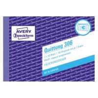 Avery Zweckform Quittung 306 DIN A6 quer 2x50Blatt