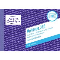 Avery Zweckform Quittung 333 DIN A6 quer 3x50Blatt