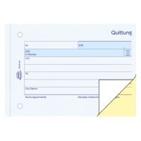 Avery Zweckform Quittung 1742 Kleinunternehmer DIN A6 SD 2x40 Bl