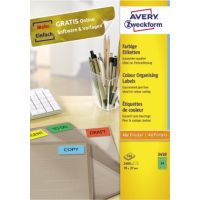 Avery Zweckform Universaletikett 3450 70x37mm grün 2.400 Stück
