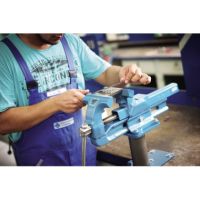 Heuer Parallelschraubstock Front 100140 Backen 140mm Spannw. 200mm