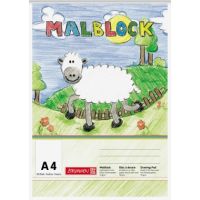 BRUNNEN Malblock 1047407 A4 100Bl sort