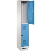 C+P Doppelstockspind 4932010S10000 Sockel 2Fächer lgr/lbl