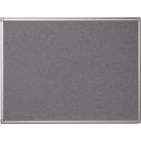 Bi-office Pinnwand Maya FA0342170 Aluminiumrahmen Filz 90x60cm grau