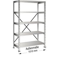 SCHOLZ Steckregal 108103 Grund 1.000x1.920x1.000mm 5OH vz