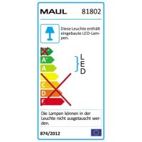 MAUL LED-Leuchte MAULzed 8180202 dimmbar weiß
