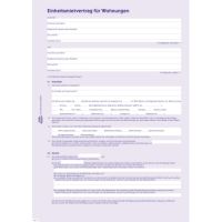 Avery Zweckform Mietvertrag 2849 DIN A4 Hausordnung 4seitig