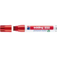 edding Permanentmarker 850 4-850002 5-16mm Keilspitze nachfüllbar rot