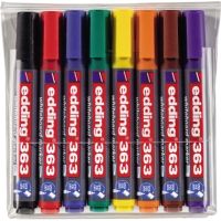 edding 4-363-8 edding Whiteboardmarker Set 1-5mm f.sort 8 St.