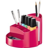 HAN Stifteköcher RONDO 17460-96 9Fächer Polystyrol pink