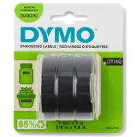 DYMO Prägeband S0847730 für 9mmx3m schwarz 3 Stück
