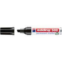 edding Permanentmarker 500 4-500001 2-7mm nachfüllbar Keilspitze schwarz