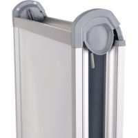 Franken Kundenstopper Design BS1309 für A1 65,2x110x76cm silber