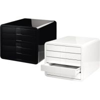 HAN Schubladenbox i-Box 1551-13 DIN C4 5Schubfächer schwarz