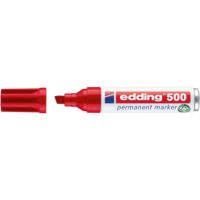 edding Permanentmarker 500 4-500002 2-7mm nachfüllbar Keilspitze rot