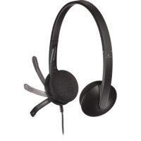 Logitech USB Headset H340/981-000475 schwarz 1,8m