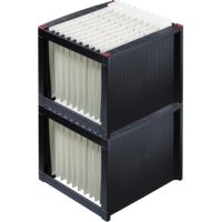 helit Hängekorb H6110092 max. 40Mappen DIN A4 schwarz/rot