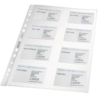 Leitz Prospekthülle 47583003 DIN A4 16 Visitenkarten PP transparent 10 Stück