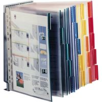 DURABLE Sichttafelsystem 567610 Wandhalter leer für 20 Sichttafeln