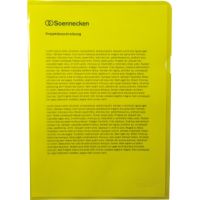 Soennecken Sichthülle 1467 DIN A4 PP gelb 50 Stück