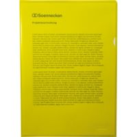 Soennecken Sichthülle 1512 DIN A4 PP gelb 100 Stück