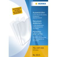 HERMA Ausweishülle 5015 76x107mm PP transparent