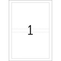 HERMA DVD-Einleger 5037 273x183mm perf. weiß 25 Stück