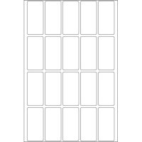 HERMA Haftetikett Movables 10609 19x40mm weiß 640 Stück