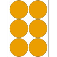 HERMA Makierungspunkt 2284 50mm leuchtorange 144 Stück